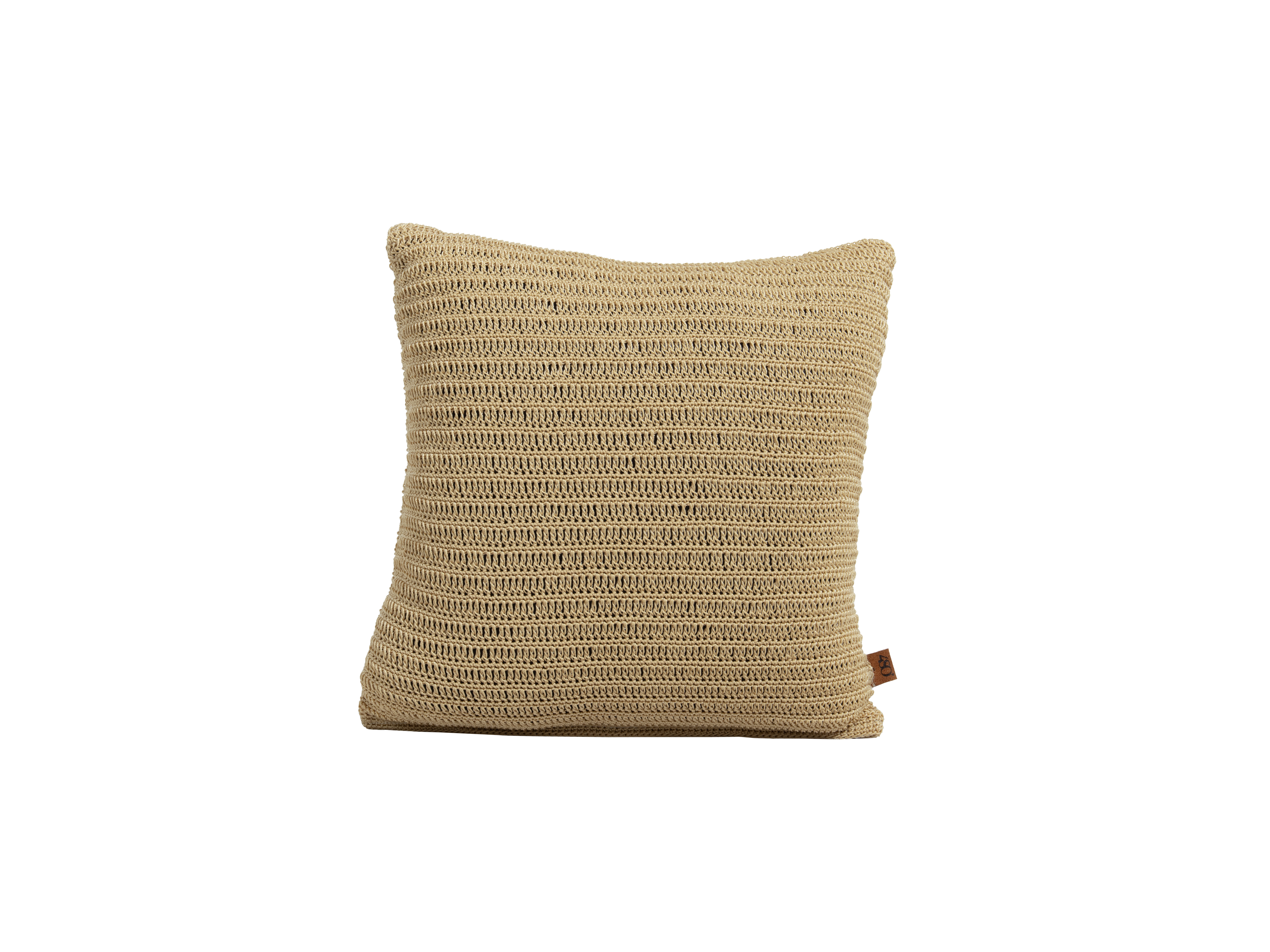  4 Seasons Knitted Pillow 50x50cm - Oyster